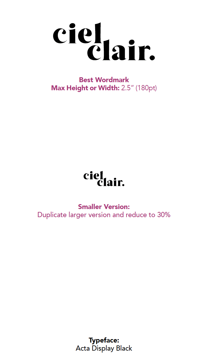 Ciel Clair · The identity · 3