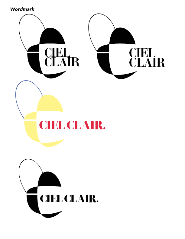 Ciel Clair · logo sketch