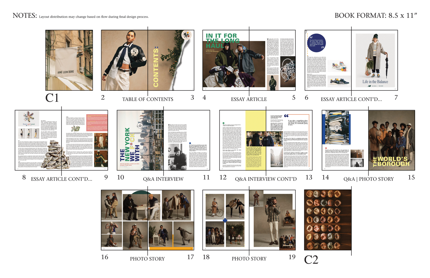 Aimé Leon Dore · pagination plan