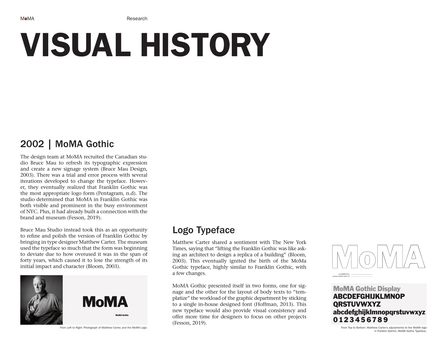 MoMA × Bauhaus · type research