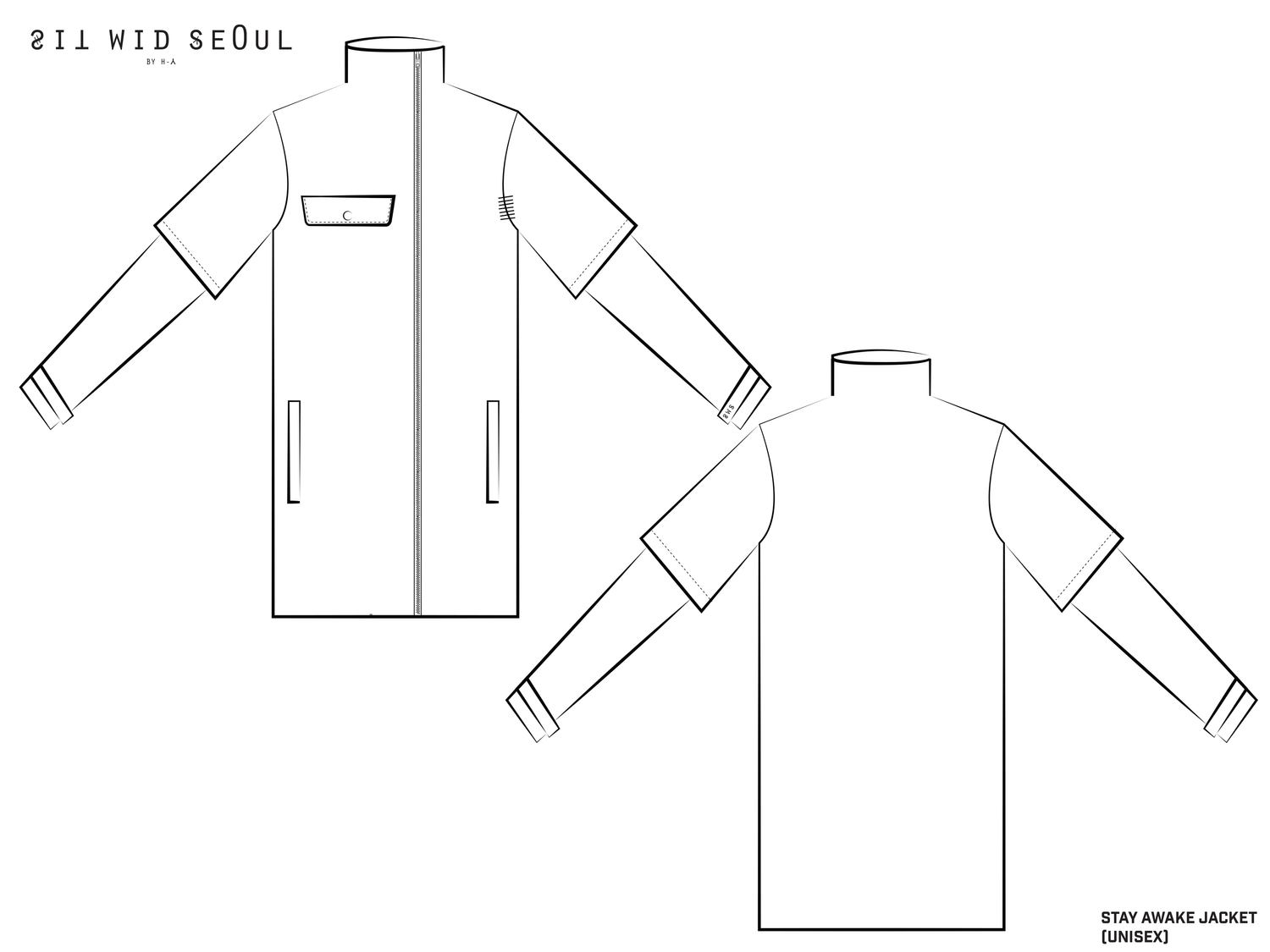 SWS BY H-Y · technical flat