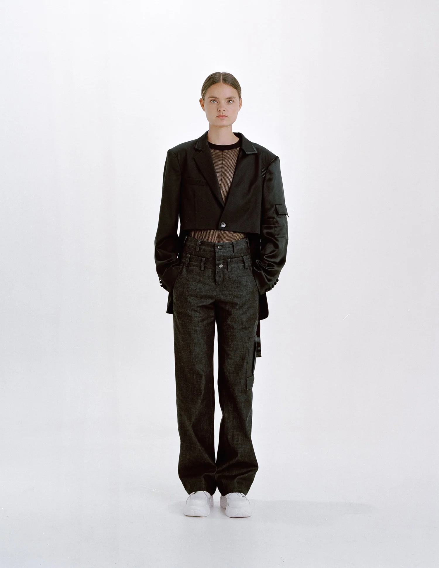 SWS BY H-Y · Look 01 · blazer + denim