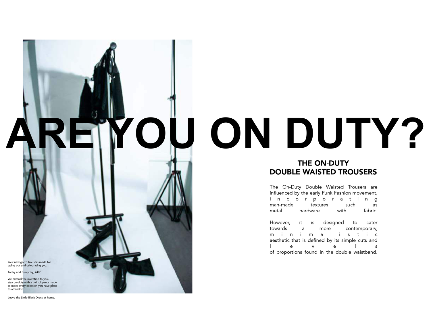 The On-Duty Trouser · Design & detail · 3